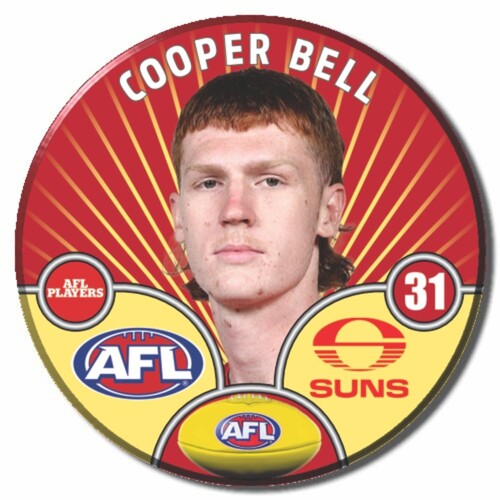Gold Coast Suns 2026 Player Pin Badge - BELL