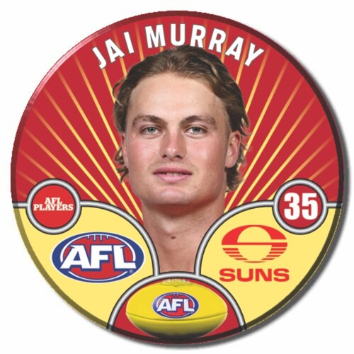 Gold Coast Suns 2026 Player Pin Badge - MURRAY 