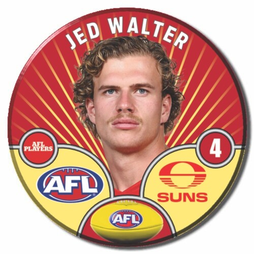 Gold Coast Suns 2026 Player Pin Badge - WALTER