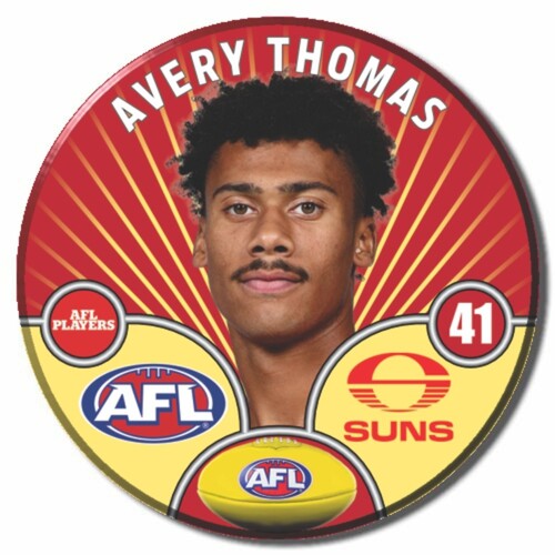 Gold Coast Suns 2026 Player Pin Badge - THOMAS 