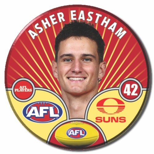 Gold Coast Suns 2026 Player Pin Badge - EASTHAM