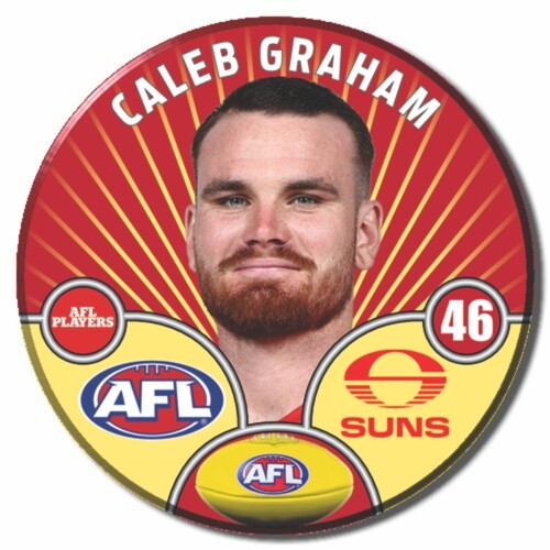 Gold Coast Suns 2026 Player Pin Badge - GRAHAM, C