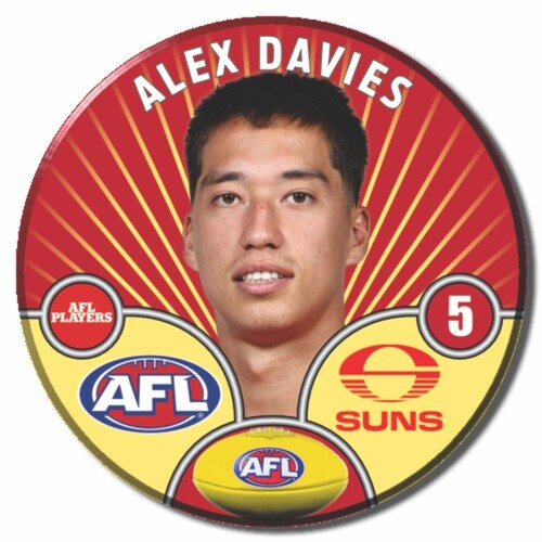 Gold Coast Suns 2026 Player Pin Badge - DAVIES