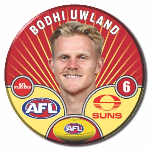 Gold Coast Suns 2026 Player Pin Badge - UWLAND, B