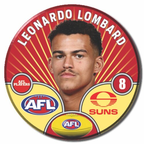 Gold Coast Suns 2026 Player Pin Badge - LOMBARD