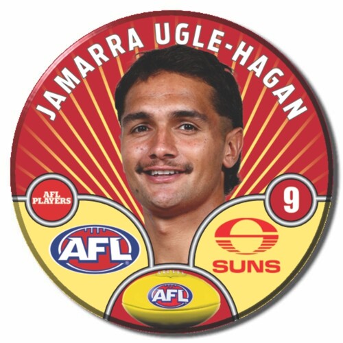 Gold Coast Suns 2026 Player Pin Badge - UGLE-HAGAN