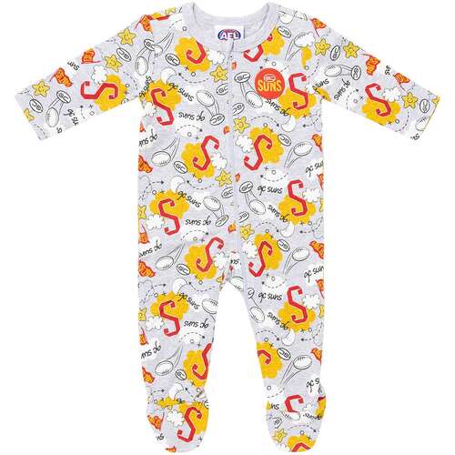 Gold Coast Suns Baby Cloud Romper
