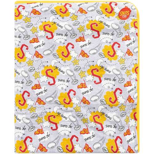 Gold Coast Suns Baby Cloud Blanket