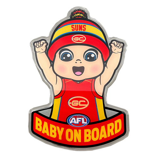 Gold Coast Suns Baby on Board Decal