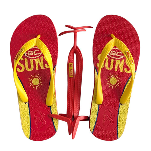 Gold Coast Suns Boomerangz Thongs w/extra Straps