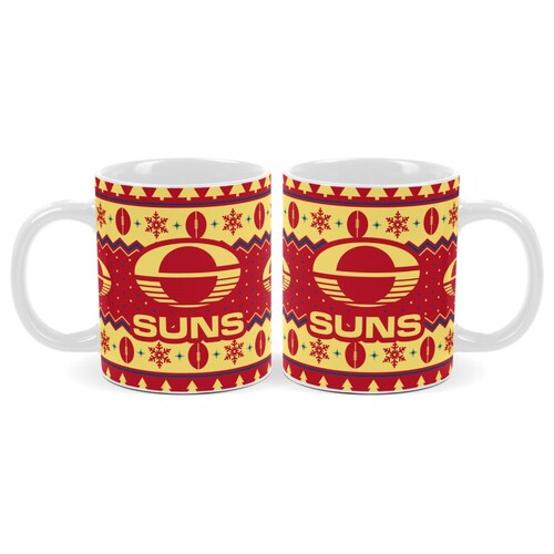 Gold Coast Suns Christmas Coffee Mug