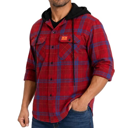 Gold Coast Suns Highland Hooded Flannel Shirt 
