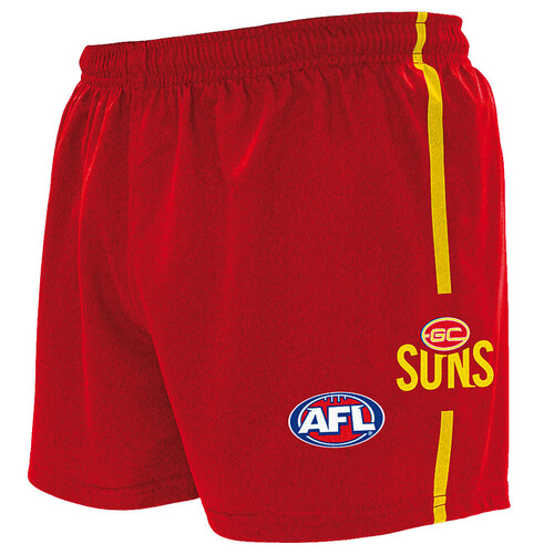 Gold Coast Suns Mens Logo Footy Shorts
