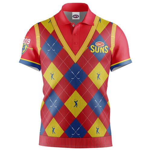 Gold Coast Suns Golf Polo Shirt