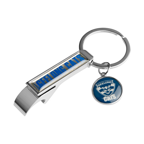 Geelong Cats Bottle Opener Keyring