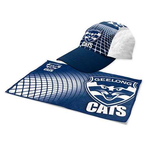 Geelong Cats Cap & Gym Towel Sports Pack Great Gift