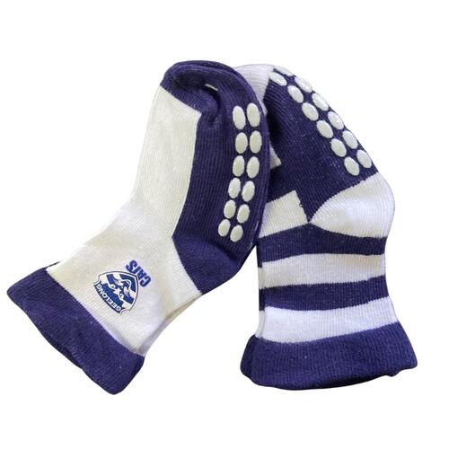 Geelong Cats Baby Socks 2 Pack