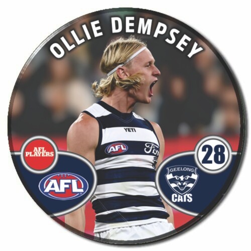 Geelong Cats 2026 Player Action Badge - DEMPSEY