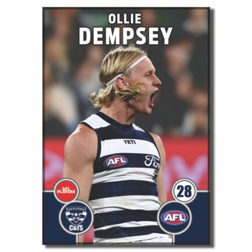 Geelong Cats 2026 Player Action Magnet - DEMPSEY