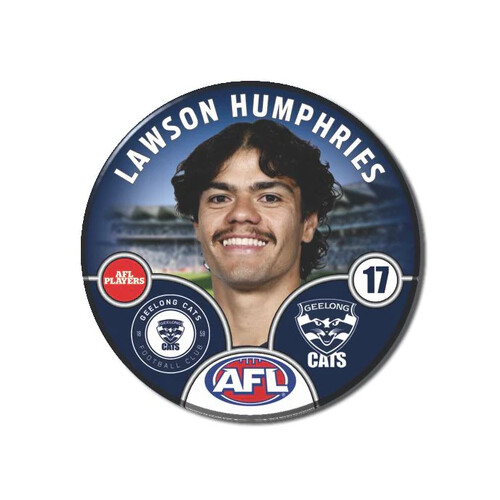 Geelong Cats 2025 Player Pin Badge - HUMPHRIES