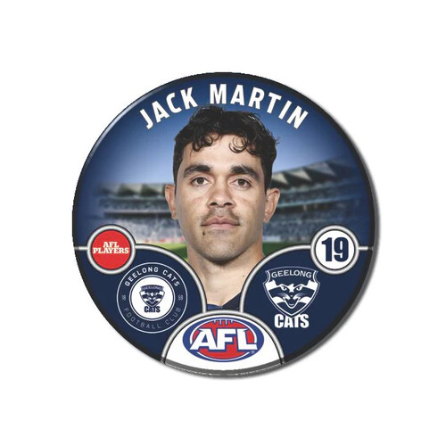 Geelong Cats 2025 Player Pin Badge - MARTIN