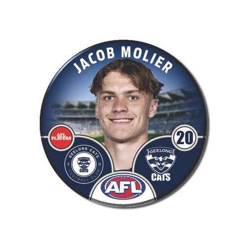 Geelong Cats 2025 Player Pin Badge - MOLIER