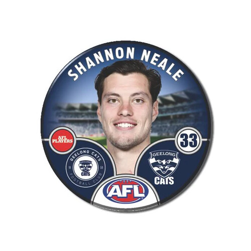 Geelong Cats 2025 Player Pin Badge - NEALE