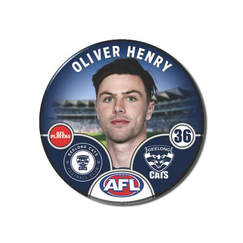 Geelong Cats 2025 Player Pin Badge - HENRY O