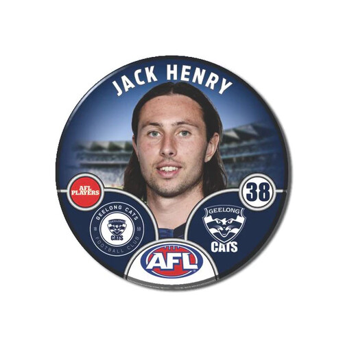 Geelong Cats 2025 Player Pin Badge - HENRY J