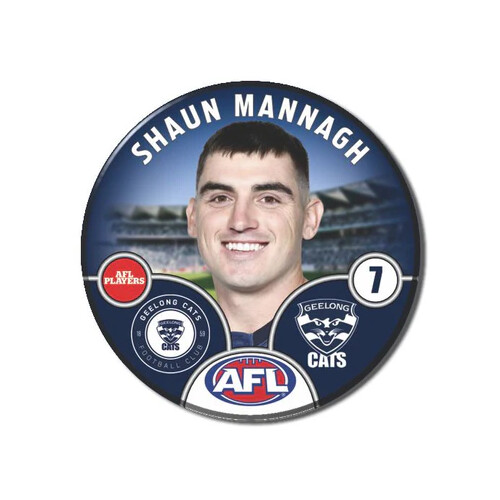 Geelong Cats 2025 Player Pin Badge - MANNAGH
