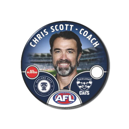 Geelong Cats 2025 Coach Pin Badge - C.SCOTT