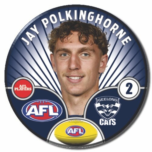Geelong Cats 2026 Player Pin Badge - POLKINGHORNE