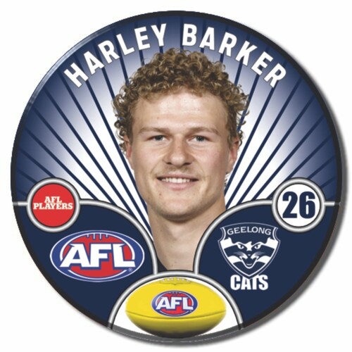 Geelong Cats 2026 Player Pin Badge - BARKER