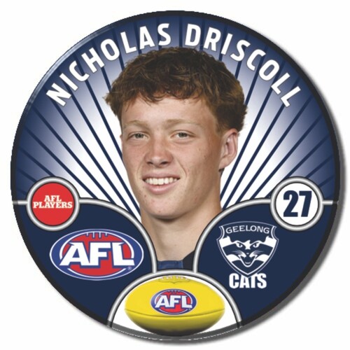 Geelong Cats 2026 Player Pin Badge - DRISCOLL