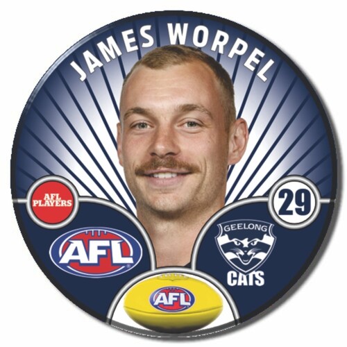 Geelong Cats 2026 Player Pin Badge - WORPEL