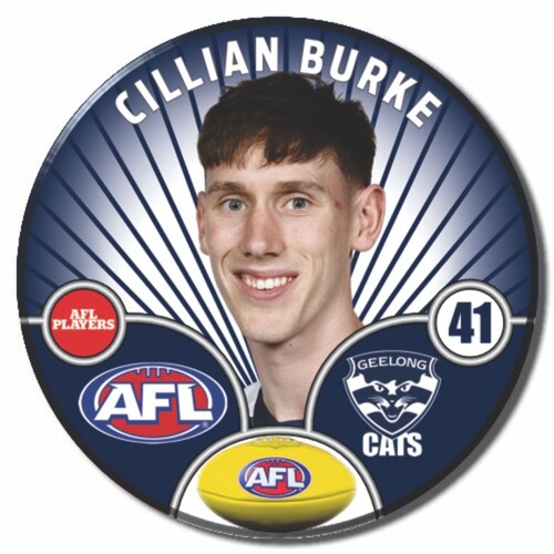 Geelong Cats 2026 Player Pin Badge - BURKE