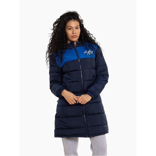 Geelong Cats Womens Longline Puffer Jacket 