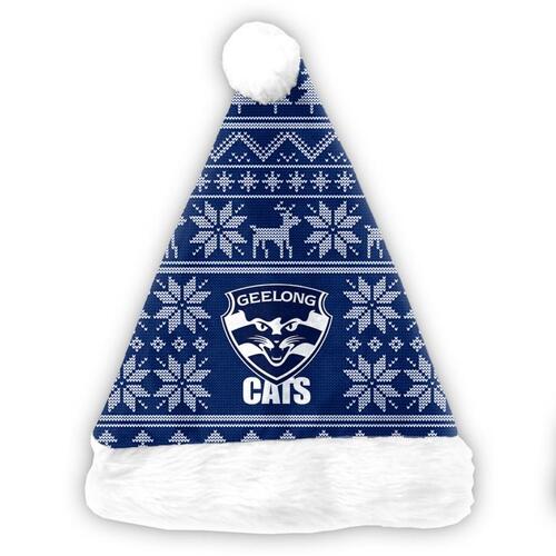 Geelong Cats Xmas Santa Hat
