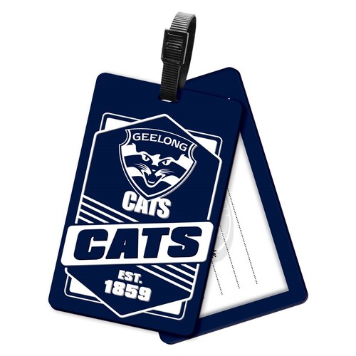 Geelong Cats Rubber Luggage Tag