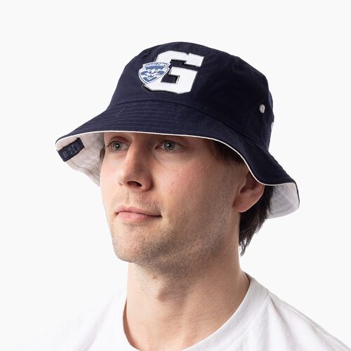 Geelong Cats Adults Letter Graphic Bucket Hat