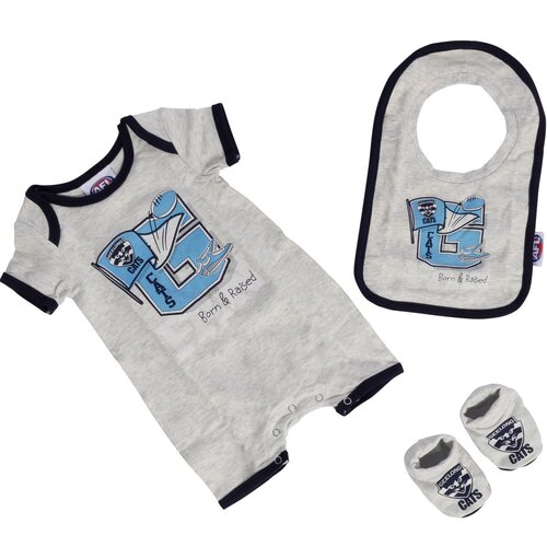 Geelong Cats Baby Footy Fan Gift Set