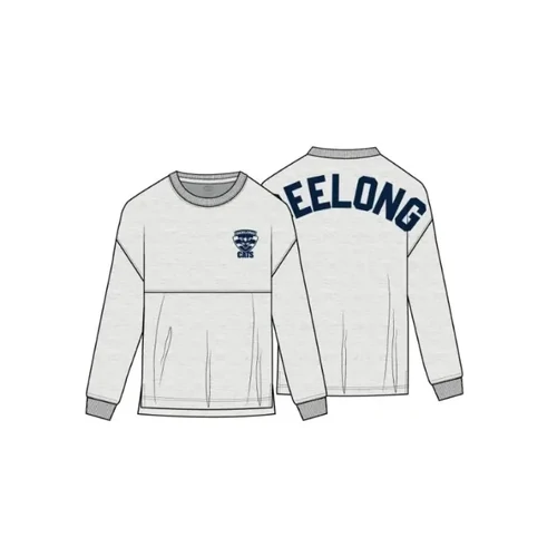 Geelong Cats Mens Club Long Sleeve Tee