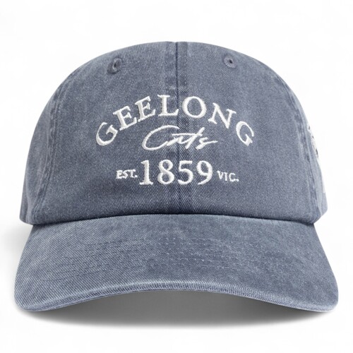 Geelong Cats Acid Wash Dad Cap
