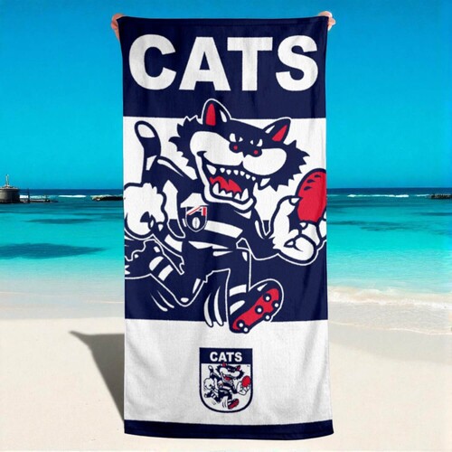 Geelong Cats Jumbo Beach Towel