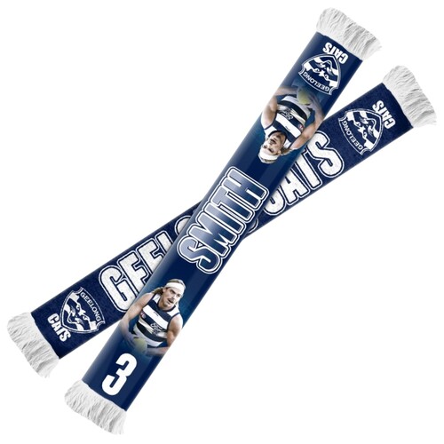Geelong Cats Bailey Smith Player Scarf