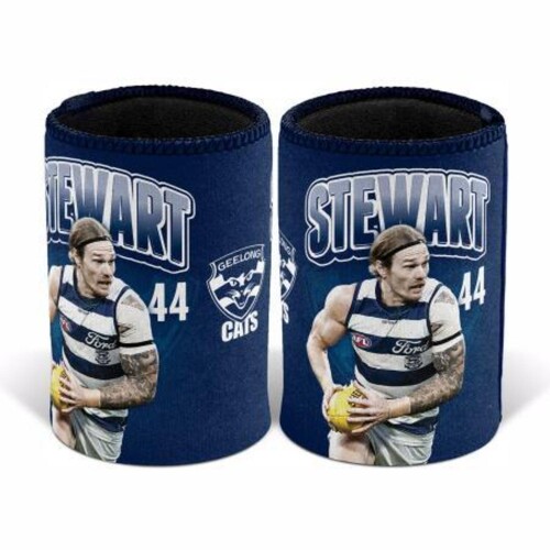 Geelong Cats Tom Stewart Stubby Holder