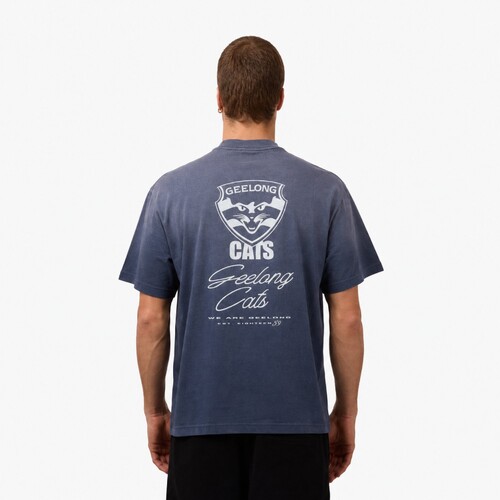 Geelong Cats Sun Bleached Vintage Tee 