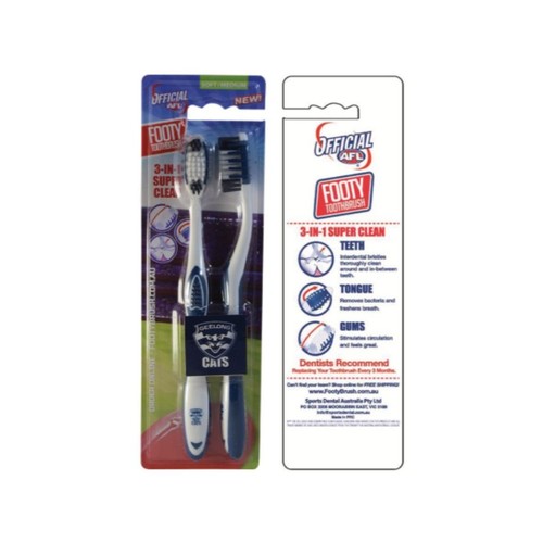 Geelong Cats Toothbrush Twin Pack