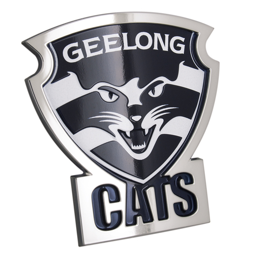 Geelong Cats 3D Chrome Supporter Emblem
