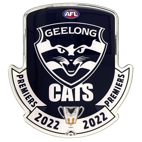 Geelong Cats 2022 Premiers Car Decal